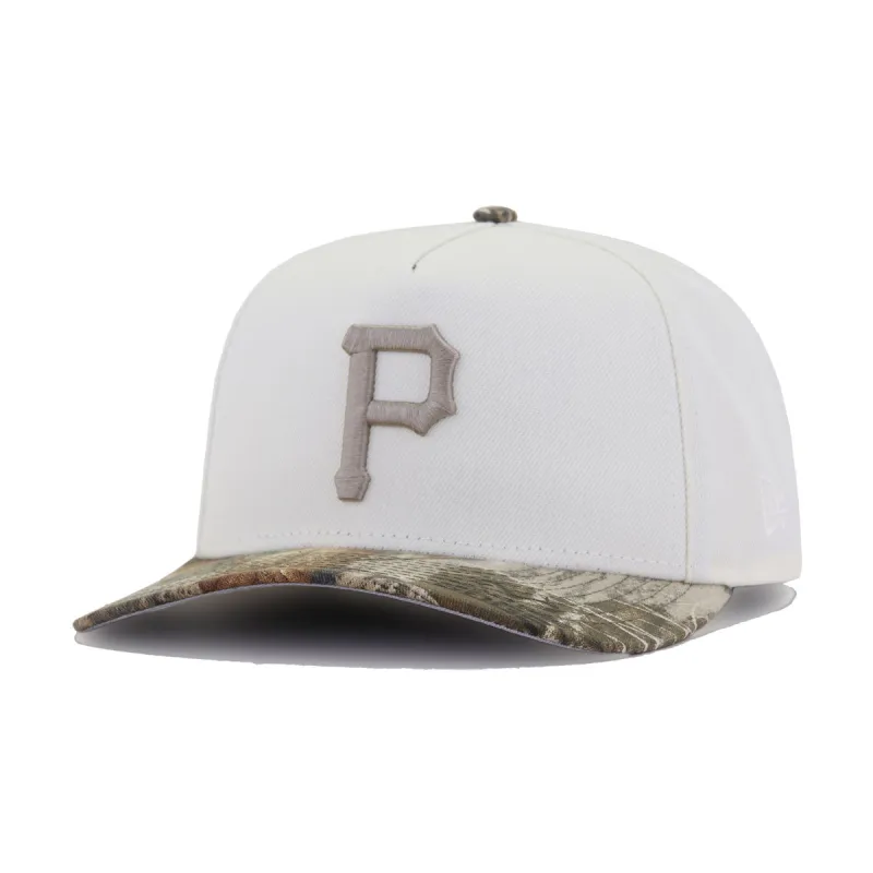 Pittsburgh Pirates Chrome Real Tree Edge Camouflage New Era 9Forty Snapback made by New Era