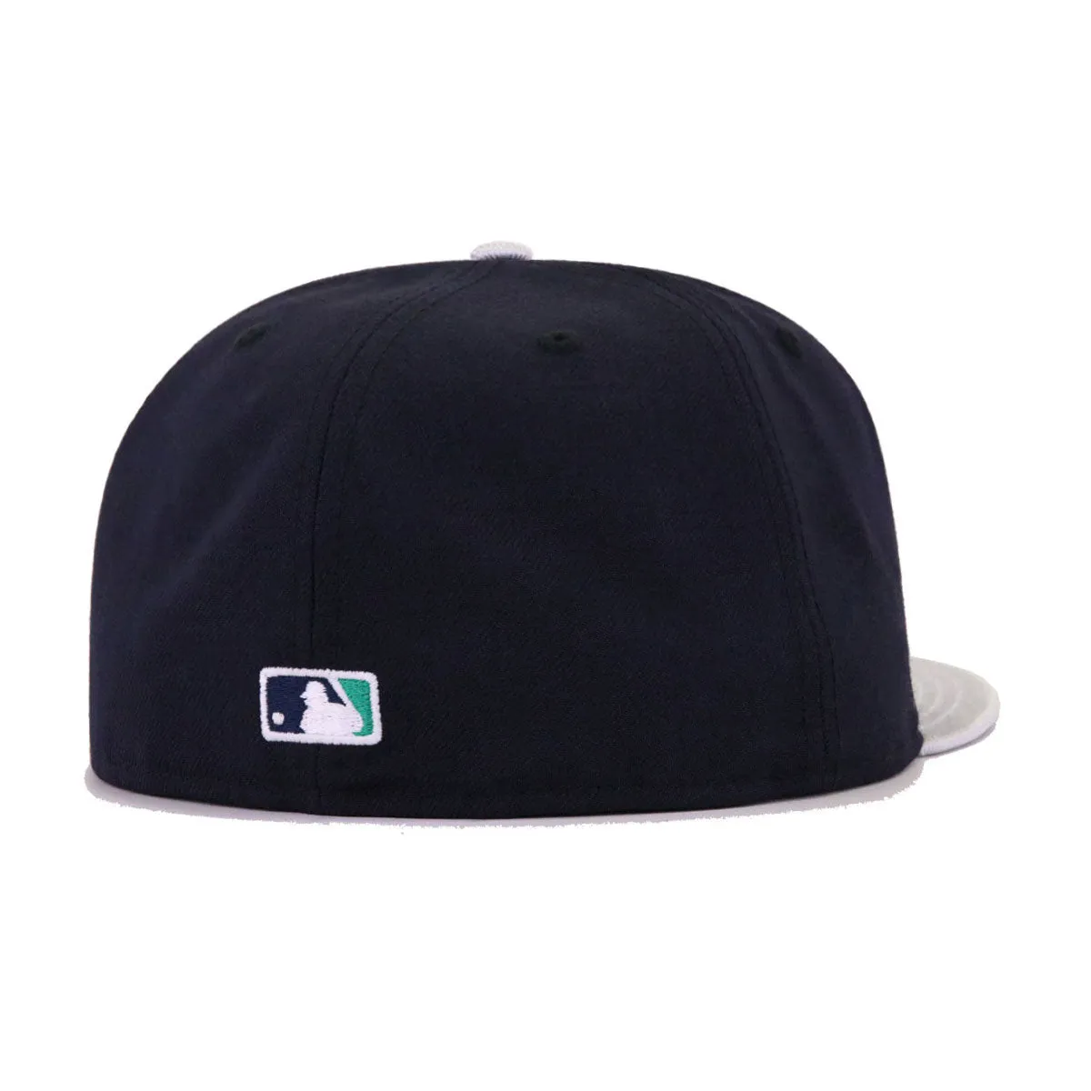 Seattle Mariners Navy Metallic Silver New Era 59Fifty Fitted sold by Hat Heaven product image thumbnail 2