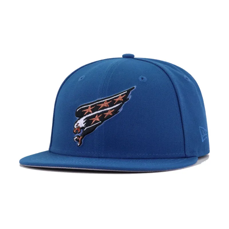 Washington Capitals Seashore Blue Screaming Eagle New Era 59Fifty Fitted sold by Hat Heaven