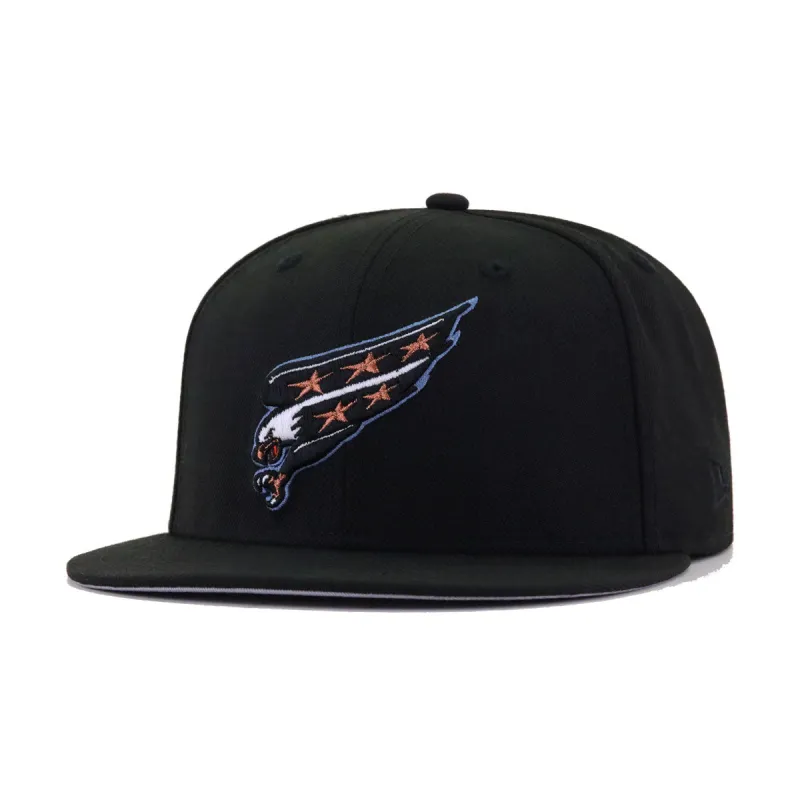 Washington Capitals Black Screaming Eagle New Era 59Fifty Fitted sold by Hat Heaven