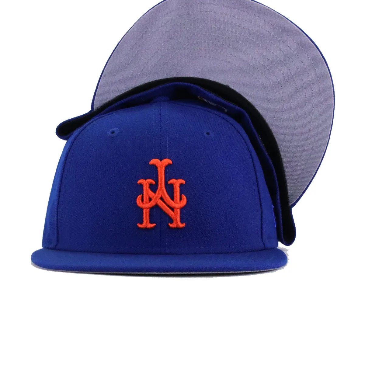 New York Mets Light Royal Blue Upside Down New Era 59Fifty Fitted sold by Hat Heaven product image thumbnail 4