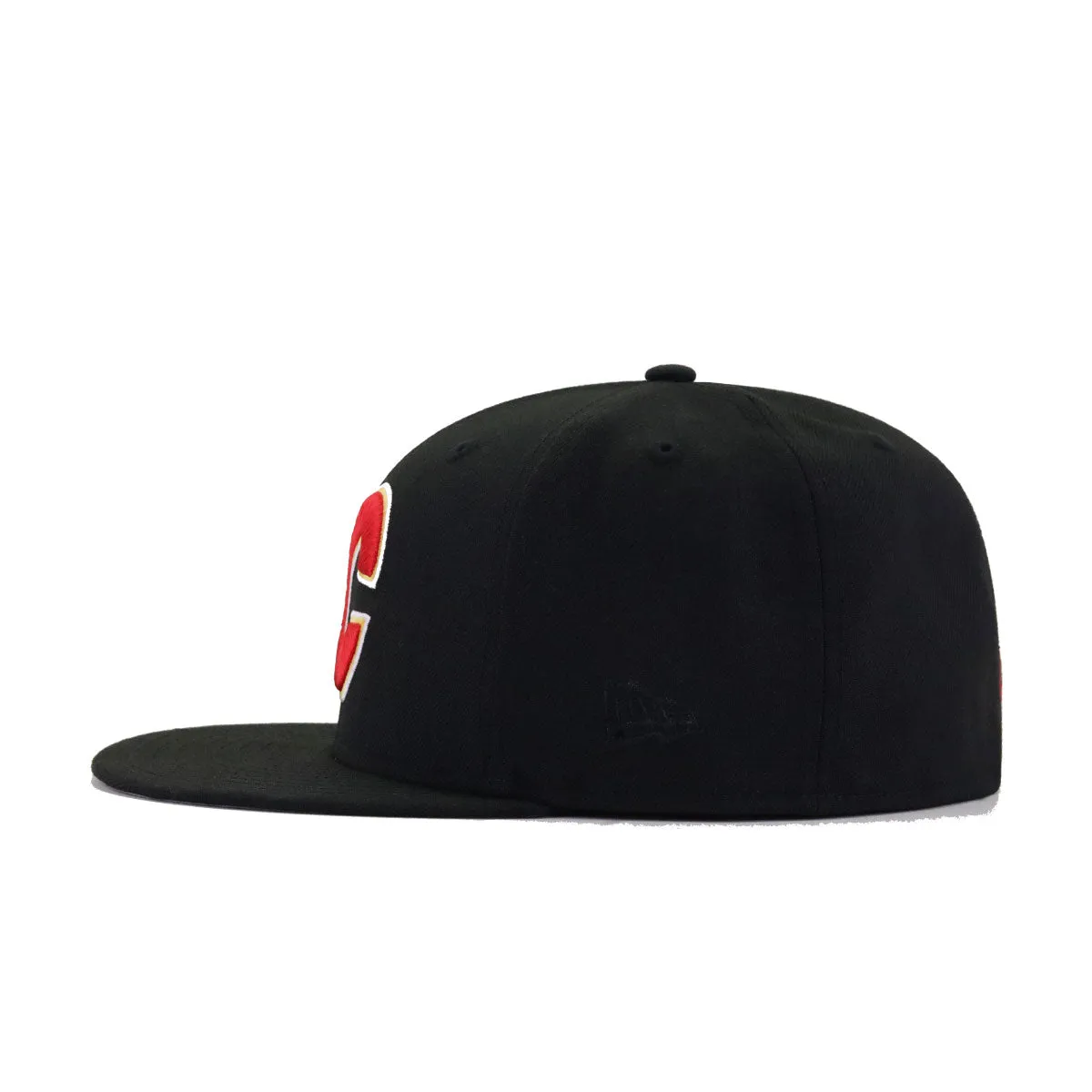 Calgary Flames Black New Era 59Fifty Fitted sold by Hat Heaven product image thumbnail 3