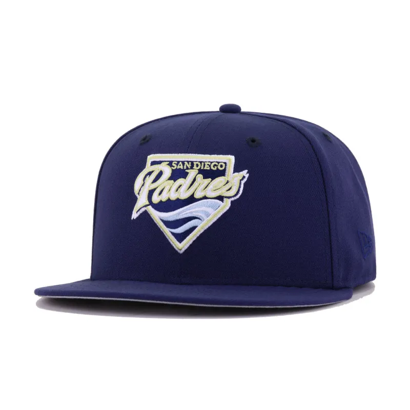 San Diego Padres Light Navy 2004 New Era 59Fifty Fitted sold by Hat Heaven