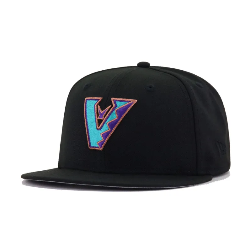 Arizona Diamondbacks Black Upside Down New Era 59Fifty Fitted sold by Hat Heaven