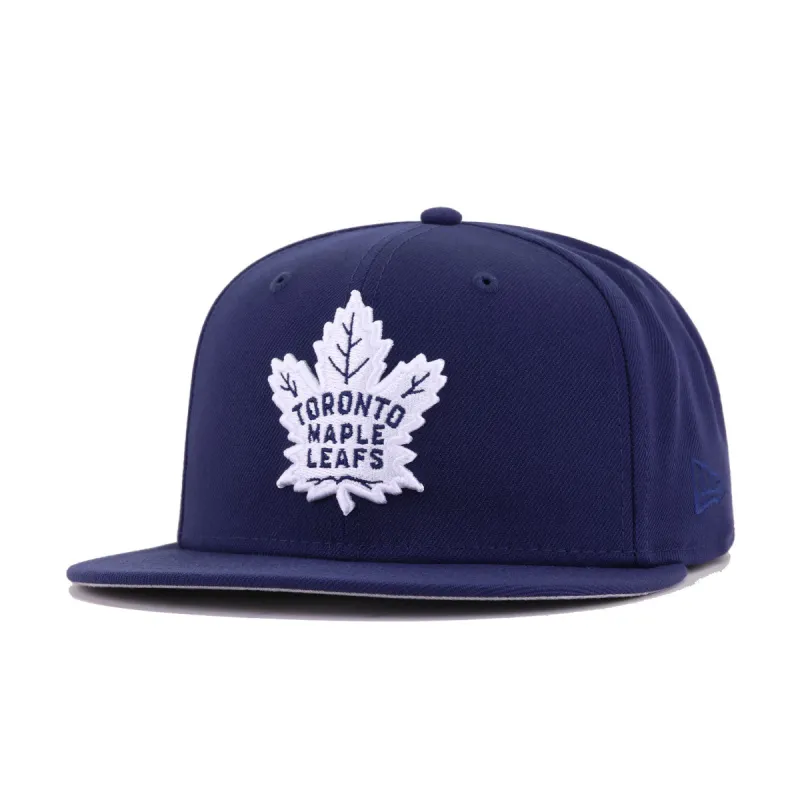 Toronto Maple Leafs Light Navy New Era 59Fifty Fitted sold by Hat Heaven