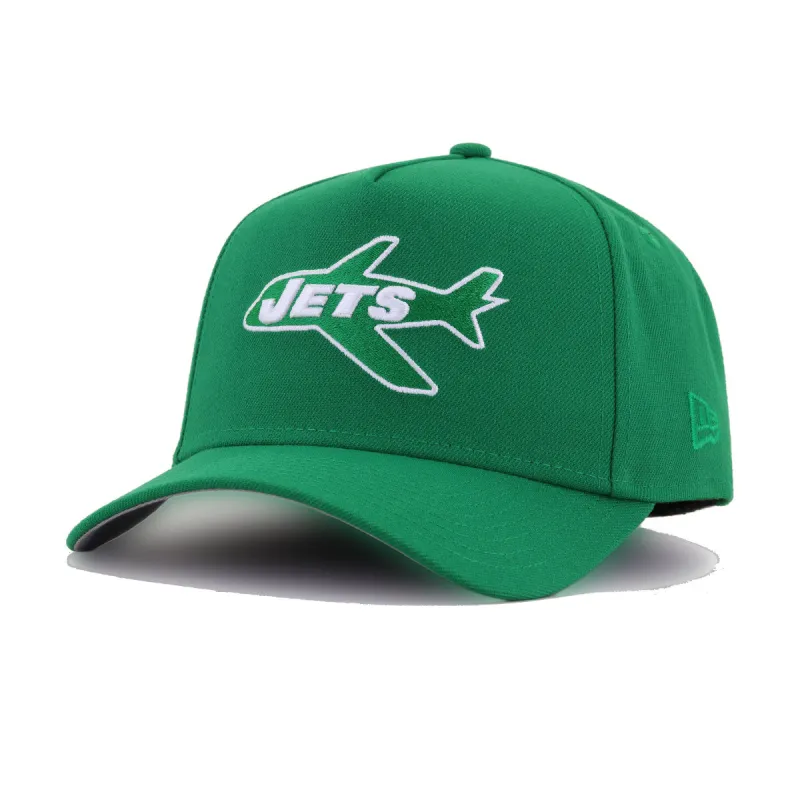 New York Jets Botanical Green New Era 9Forty A-Frame Snapback sold by Hat Heaven