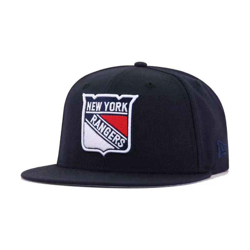 New York Rangers Navy New Era 59Fifty Fitted made by New Era