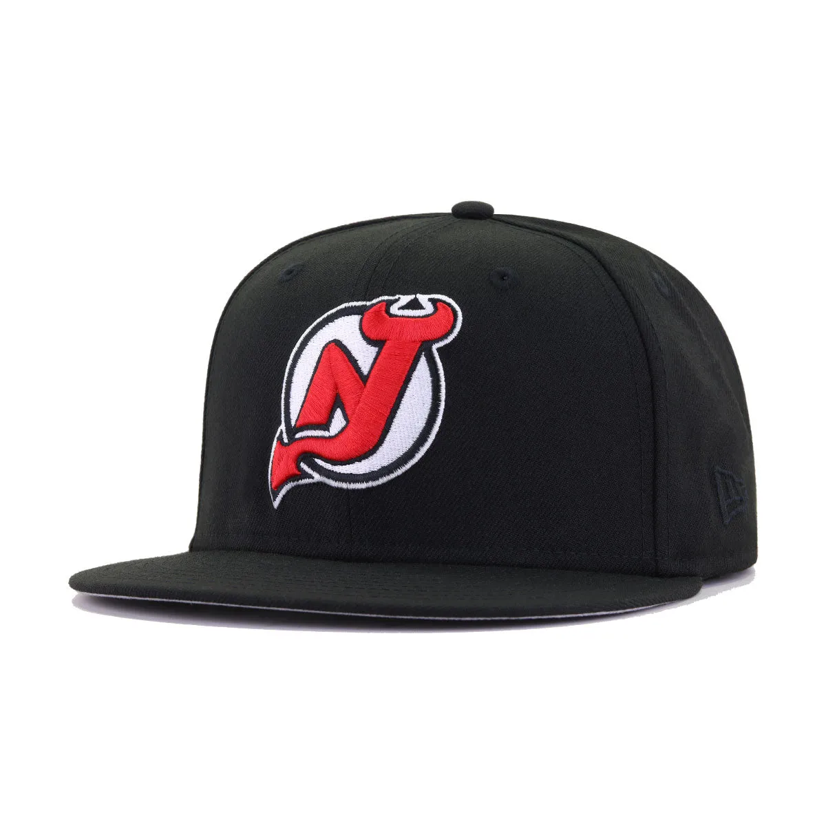 New Jersey Devils Black New Era 59Fifty Fitted sold by Hat Heaven