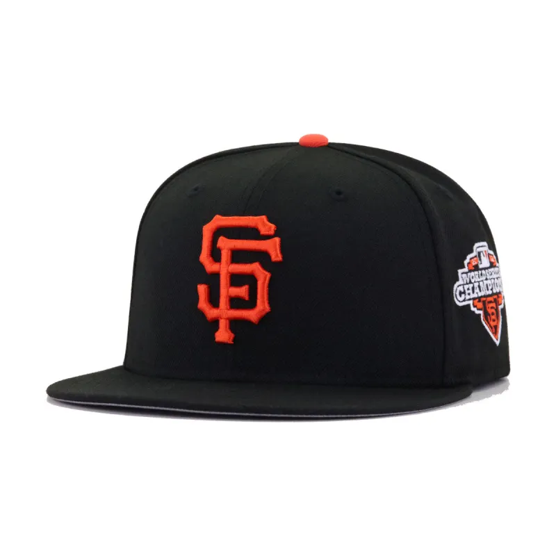San Francisco Giants Black 2012 World Series Champions Cooperstown New Era 59Fifty Fitted made by New Era
