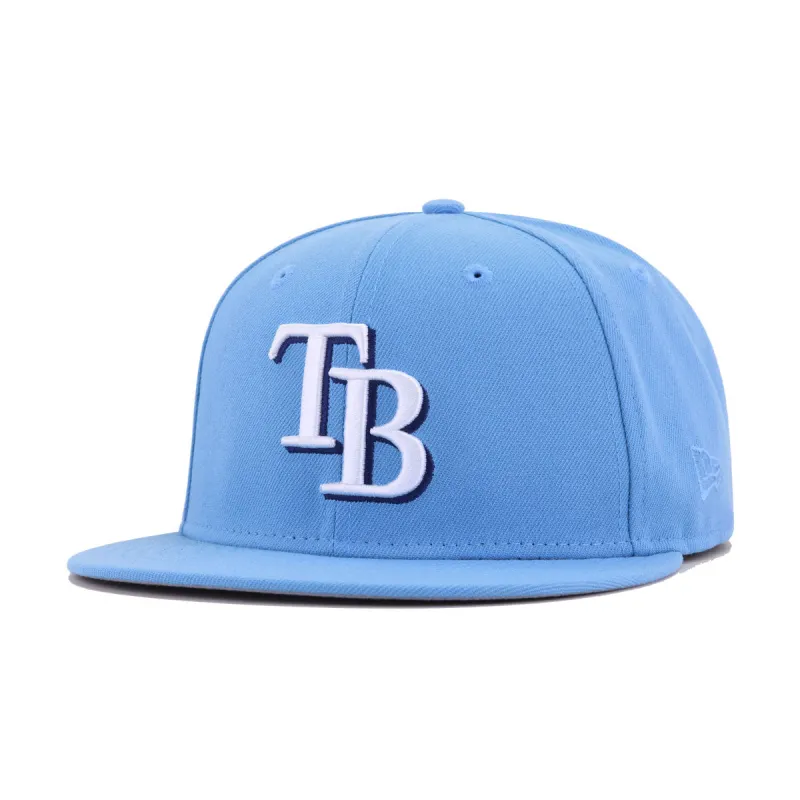 Tampa Bay Rays Sky Blue New Era 59Fifty Fitted sold by Hat Heaven