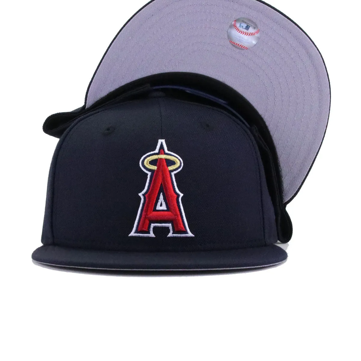 Los Angeles Angels Navy New Era 9Fifty Snapback sold by Hat Heaven product image thumbnail 5