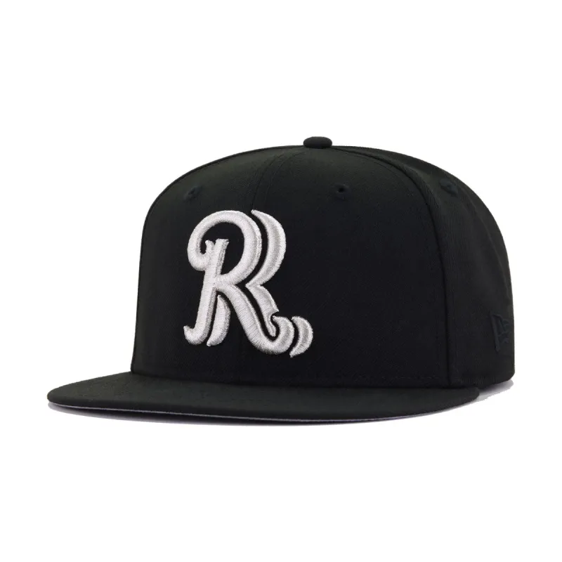 Frisco Rough Riders Black DOUBLE R New Era 59Fifty Fitted sold by Hat Heaven