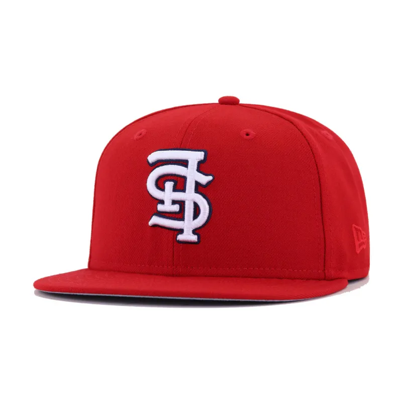 St Louis Cardinals Scarlet Upside Down New Era 59Fifty Fitted sold by Hat Heaven