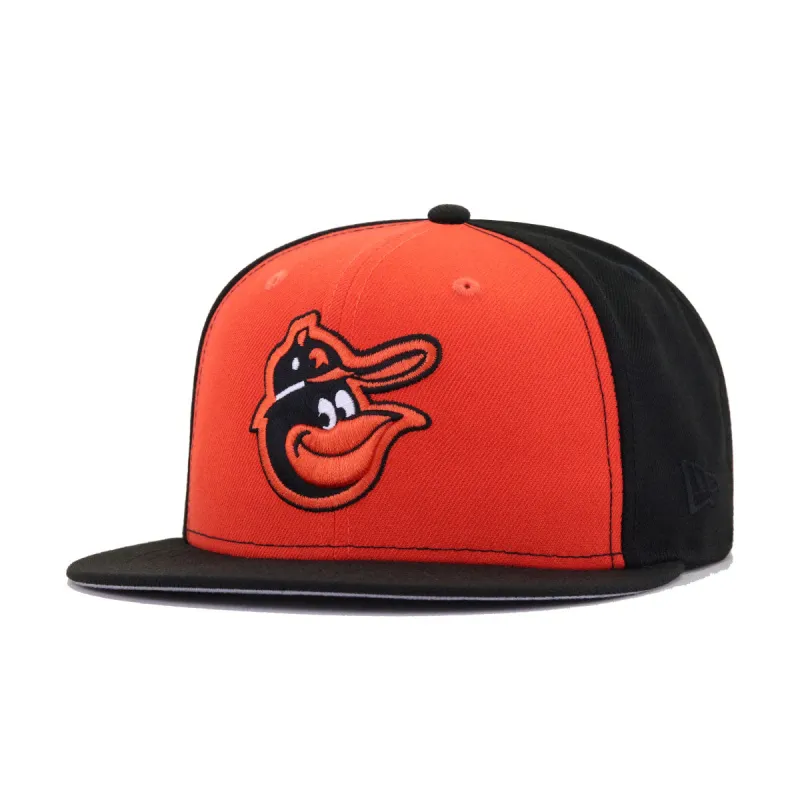 Baltimore Orioles Orange Black 1975 New Era 59Fifty Fitted sold by Hat Heaven