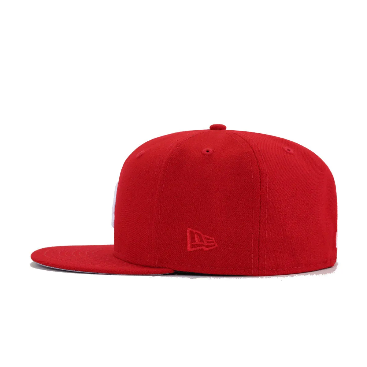 Los Angeles Dodgers Scarlet New Era 59Fifty Fitted sold by Hat Heaven product image thumbnail 3