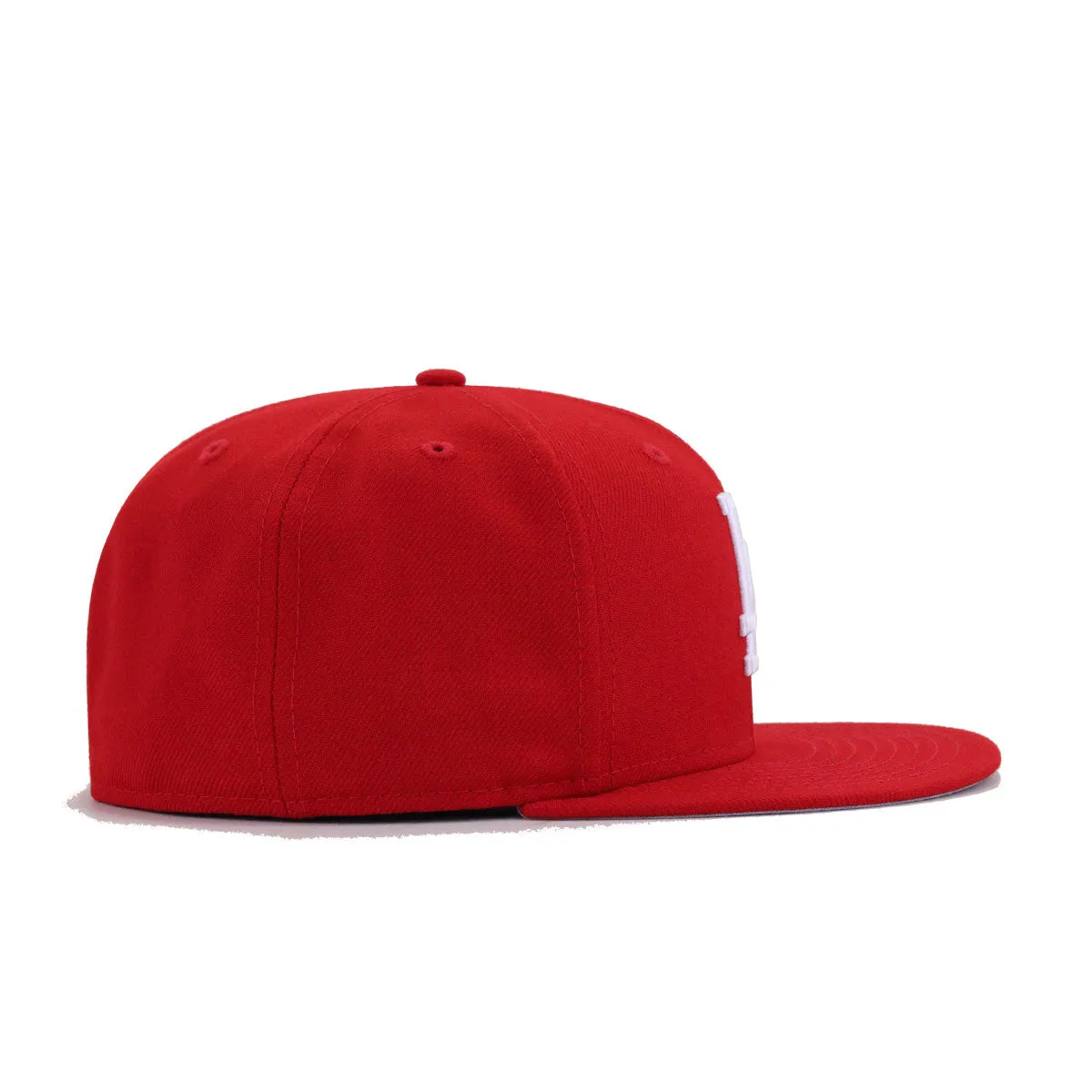 Los Angeles Dodgers Scarlet New Era 59Fifty Fitted sold by Hat Heaven product image thumbnail 4