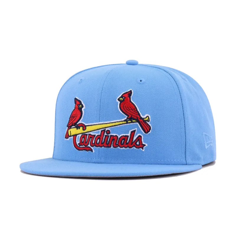 St Louis Cardinals Sky Blue New Era 59Fifty Fitted sold by Hat Heaven