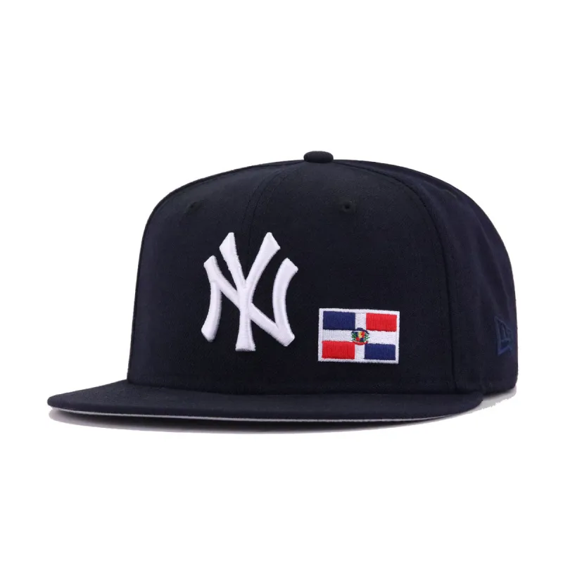 New York Yankees Navy Dominican Republic Flawless New Era 59Fifty Fitted sold by Hat Heaven