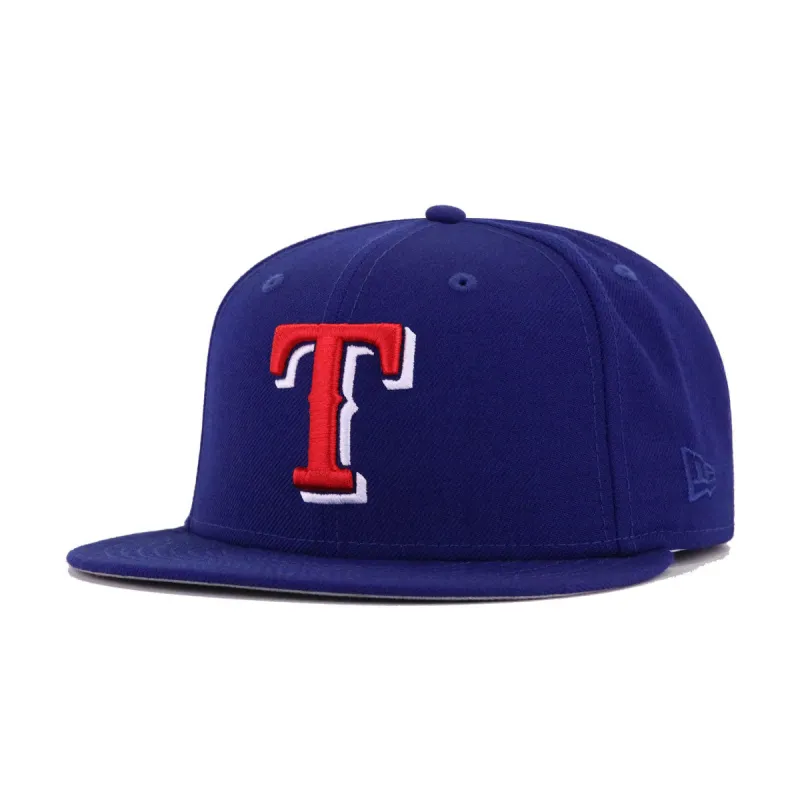 Texas Rangers Dark Royal Blue 2023 World Series New Era 59Fifty Fitted made by New Era
