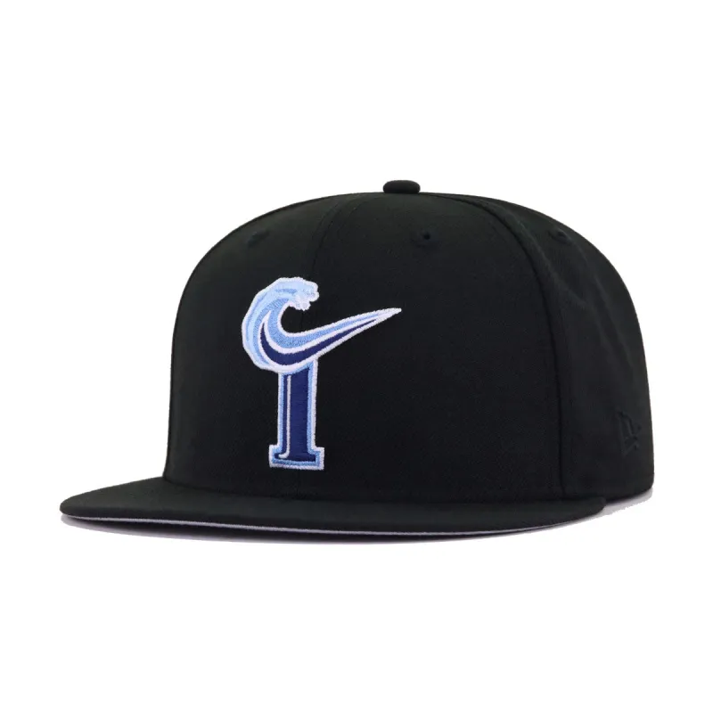 Norfolk Tides Black New Era 59Fifty Fitted sold by Hat Heaven