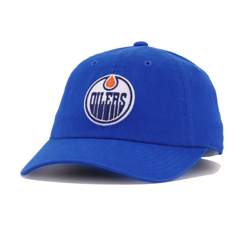 Edmonton Oilers Royal American Needle Dad Hat sold by Hat Heaven