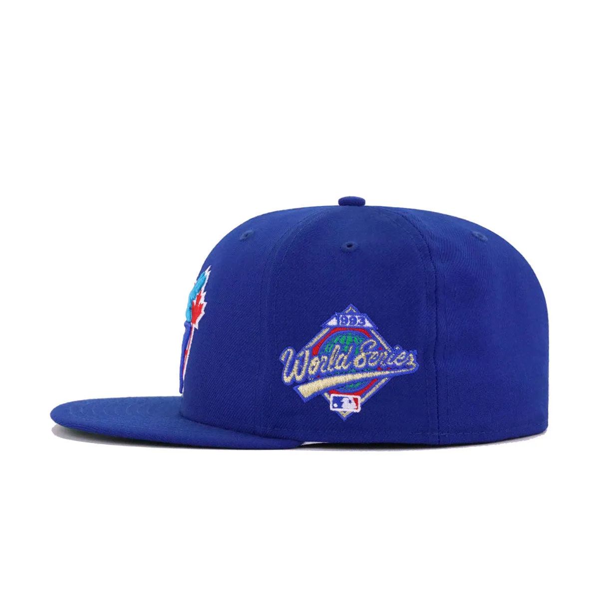 Toronto Blue Jays Light Royal Blue 1993 World Series Cooperstown Green Bottom New Era 59Fifty Fitted sold by Hat Heaven product image thumbnail 2