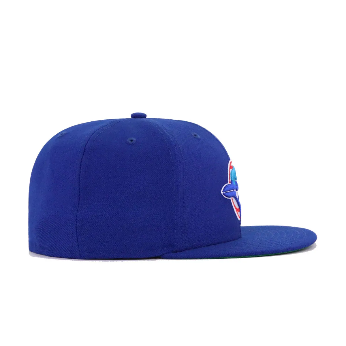 Toronto Blue Jays Light Royal Blue 1993 World Series Cooperstown Green Bottom New Era 59Fifty Fitted sold by Hat Heaven product image thumbnail 3
