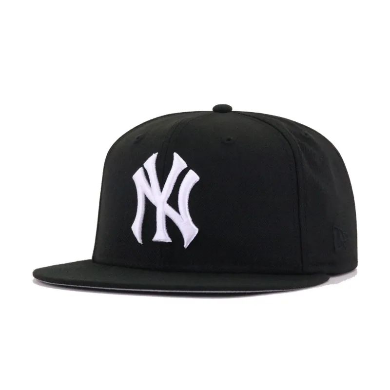 New York Yankees Black Subway Series New Era 59Fifty Fitted sold by Hat Heaven