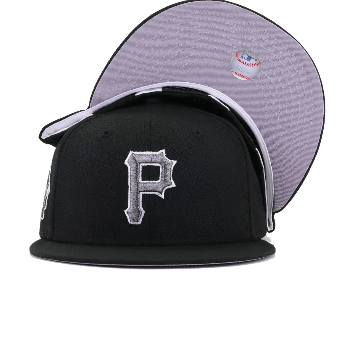 Pittsburgh Pirates Black Metallic Pewter 1960 World Series New Era 59Fifty Fitted sold by Hat Heaven product image thumbnail 5