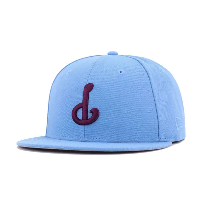 Philadelphia Phillies Sky Blue Upside Down 1996 All Star Game New Era 59Fifty Fitted sold by Hat Heaven