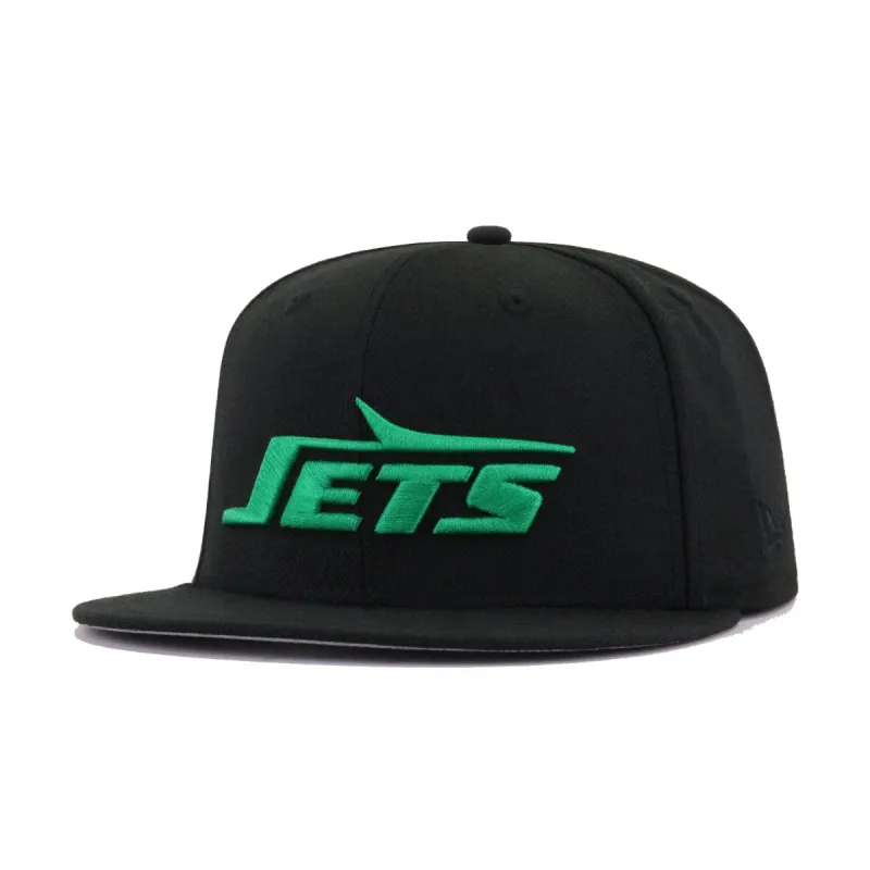 New York Jets Black 50th Anniversary New Era 59Fifty Fitted made by New Era