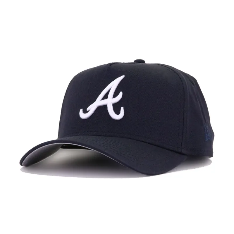 Atlanta Braves Navy 30th Anniversary New Era 9Forty Snapback sold by Hat Heaven