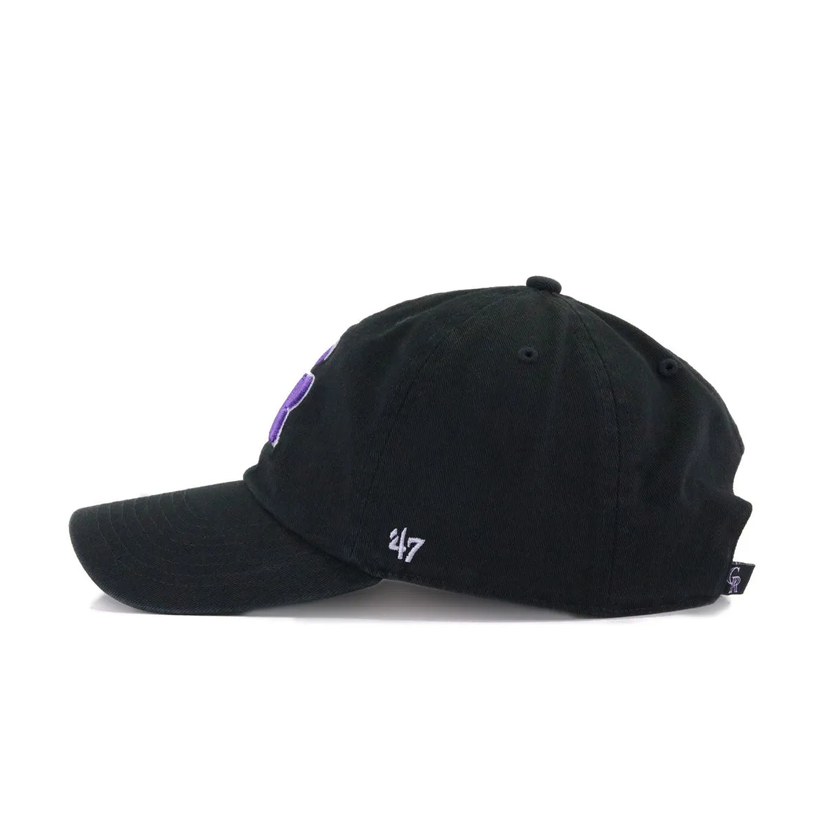 Colorado Rockies Black 47 Brand Clean Up Dad Hat sold by Hat Heaven product image thumbnail 2