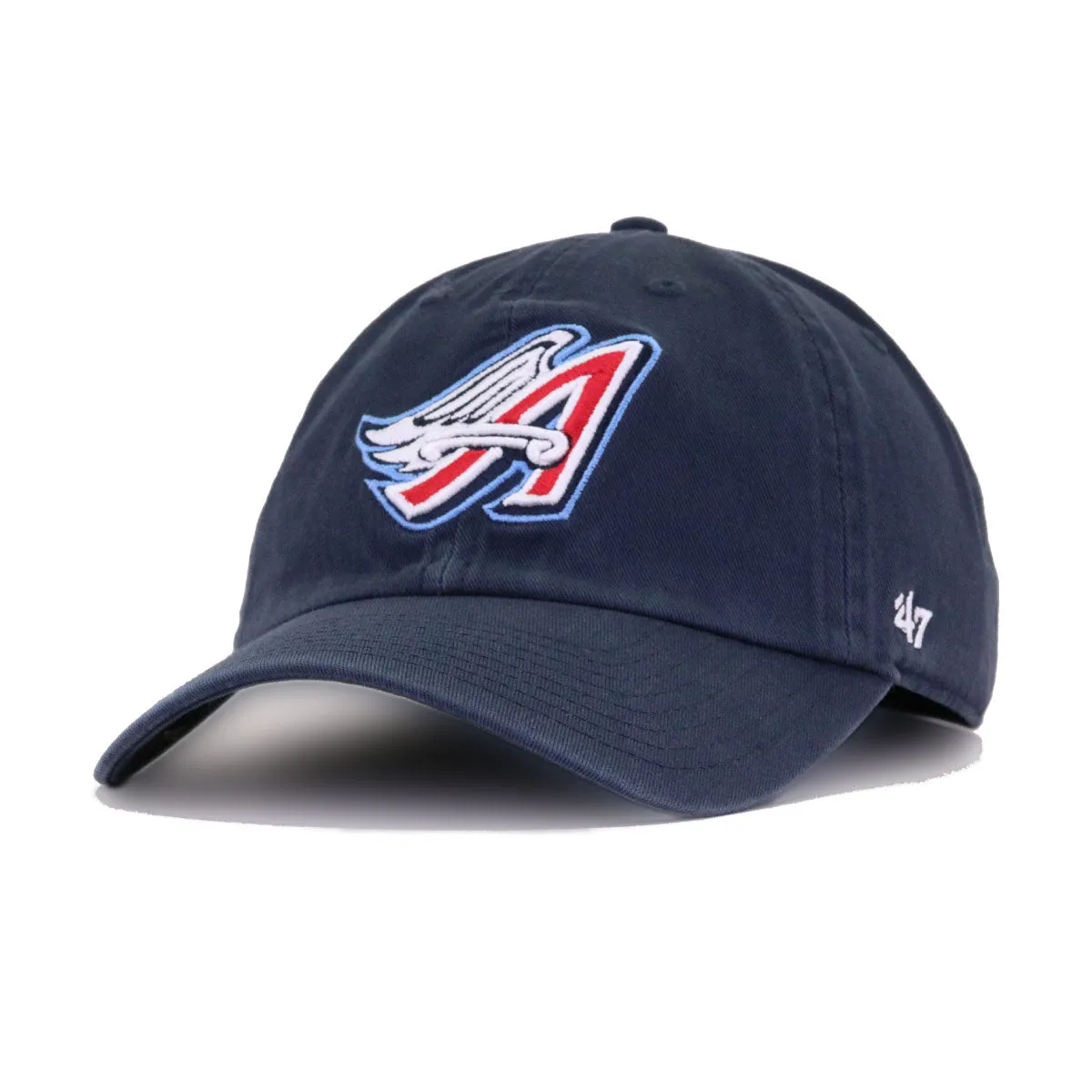 Los Angeles Angels Navy Cooperstown 47 Brand Clean Up Dad Hat sold by Hat Heaven
