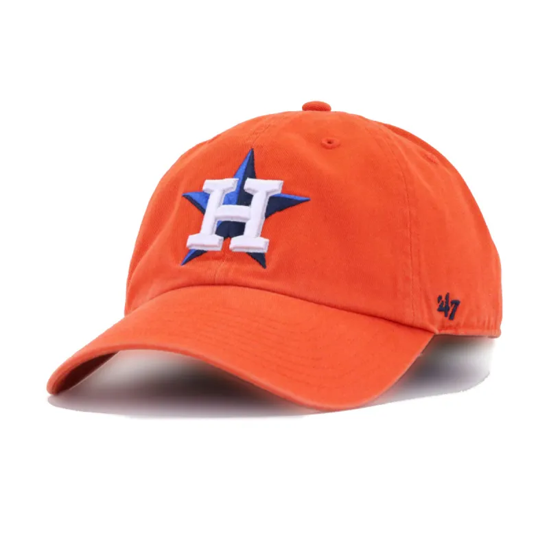 Houston Astros Orange 47 Brand Clean Up Dad Hat made by 47