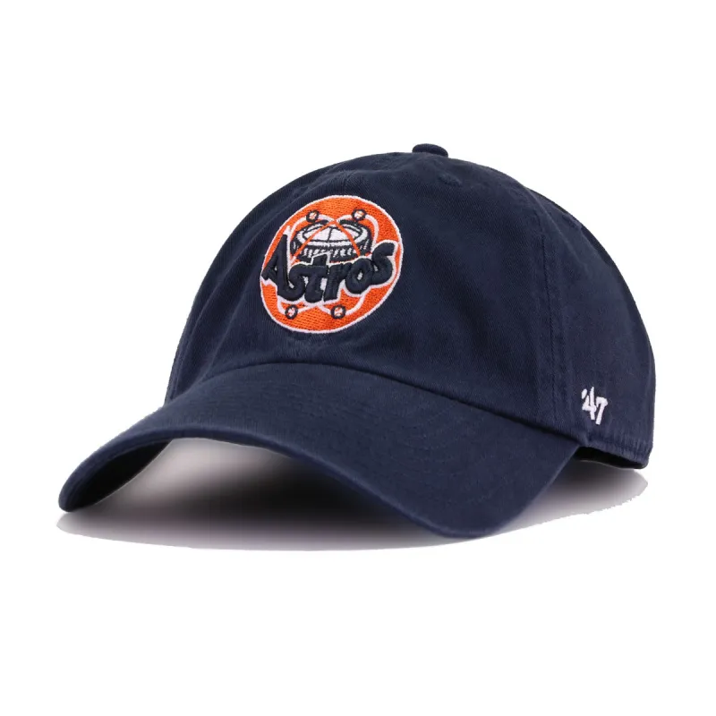 Houston Astros Navy Astrodome 47 Brand Clean Up Dad Hat sold by Hat Heaven