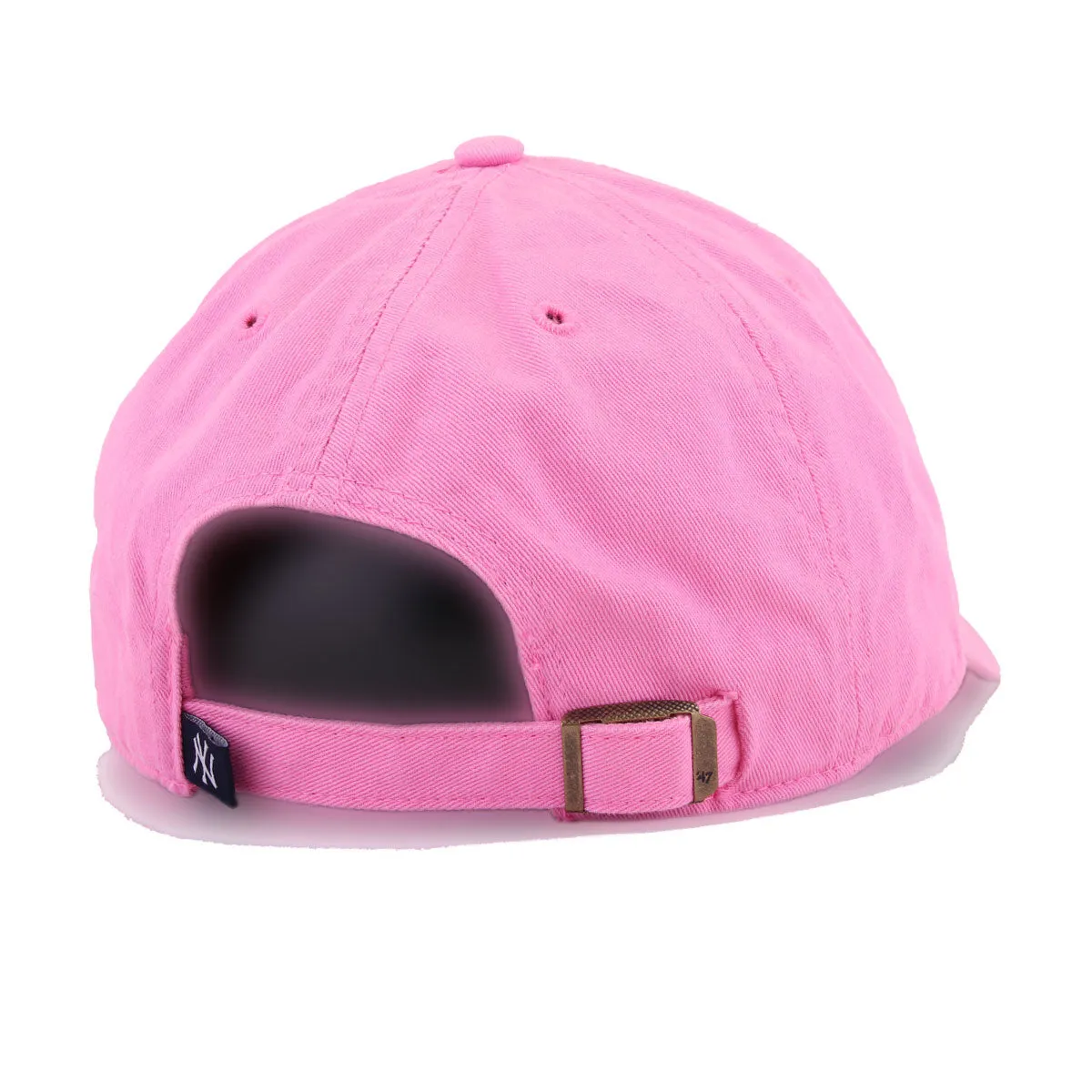 New York Yankees Pink 47 Brand Clean Up Dad Hat sold by Hat Heaven product image thumbnail 4