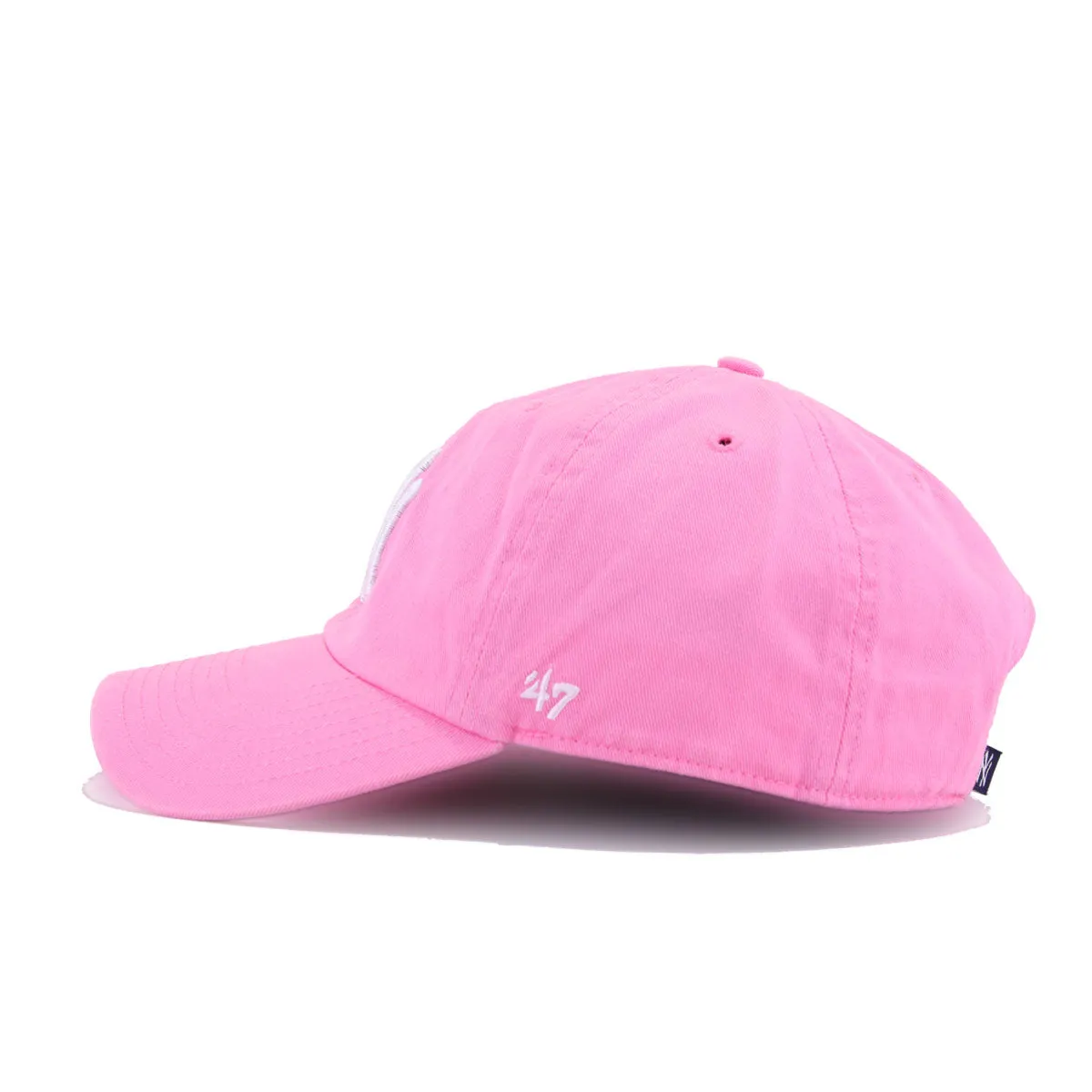 New York Yankees Pink 47 Brand Clean Up Dad Hat sold by Hat Heaven product image thumbnail 2