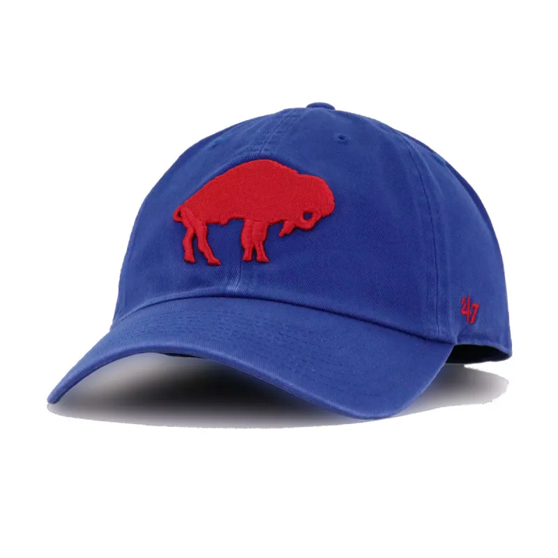 Buffalo Bills Legacy Light Royal Blue 47 Brand Clean Up Dad Hat sold by Hat Heaven