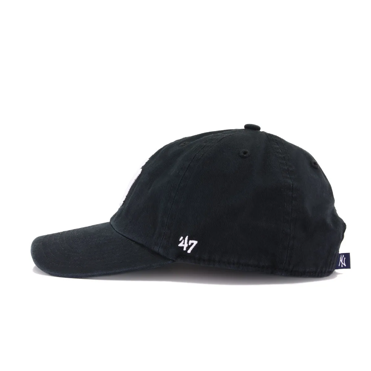 New York Yankees Black 47 Brand Clean Up Dad Hat sold by Hat Heaven product image thumbnail 2