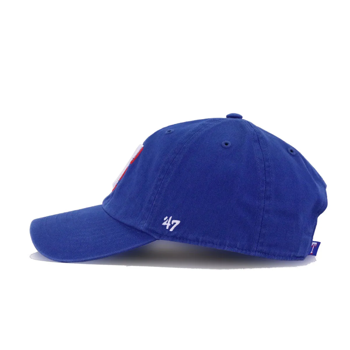 Texas Rangers Dark Royal Blue 47 Brand Clean Up Dad Hat sold by Hat Heaven product image thumbnail 2