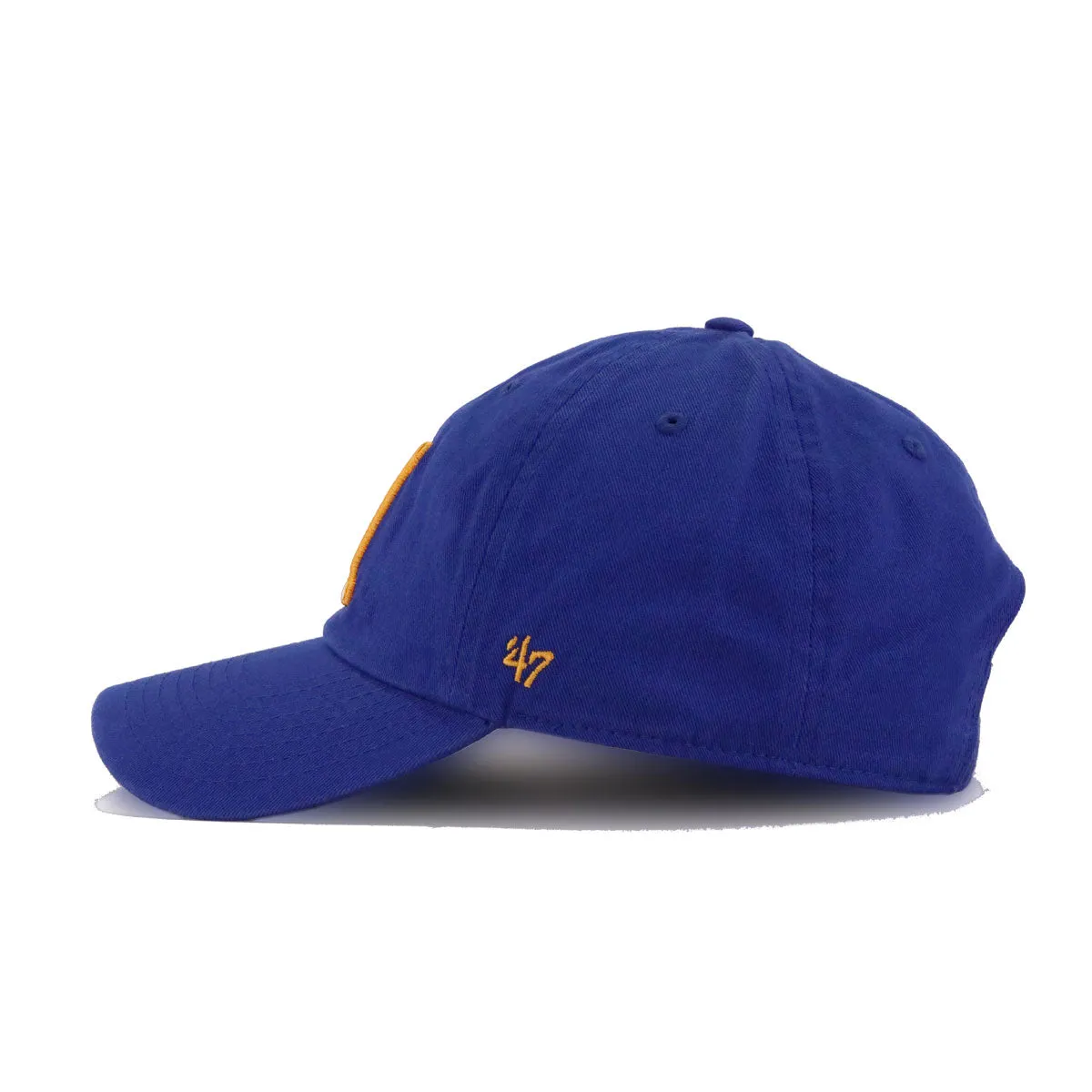 Milwaukee Brewers Light Royal Blue Cooperstown 47 Brand Clean Up Dad Hat sold by Hat Heaven product image thumbnail 2