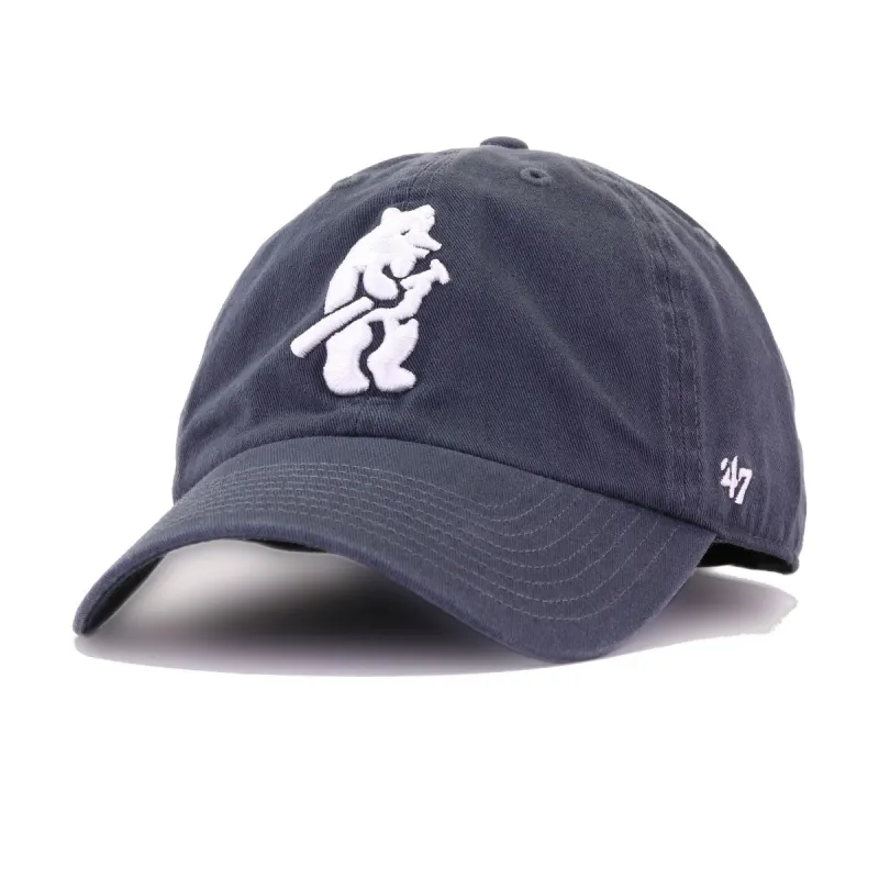 Chicago Cubs Vintage Navy 47 Brand Clean Up Dad Hat sold by Hat Heaven
