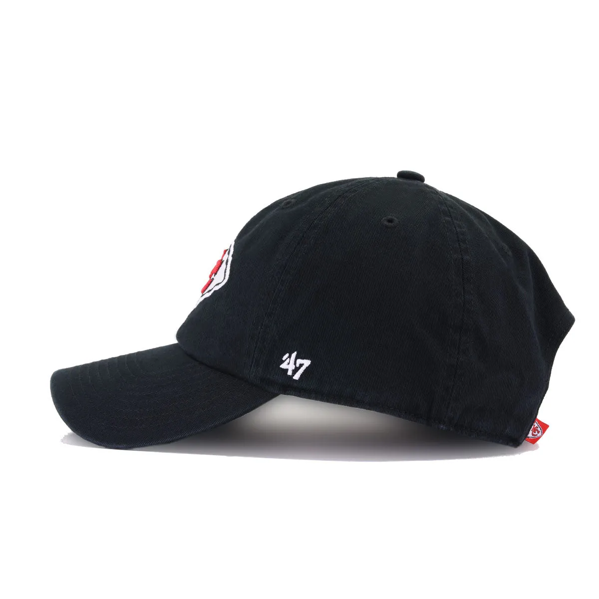 Kansas City Chiefs Black 47 Brand Clean Up Dad Hat sold by Hat Heaven product image thumbnail 2