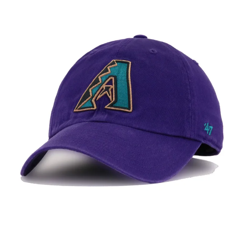 Arizona Diamondbacks Purple 47 Brand Clean Up Dad Hat made by 47
