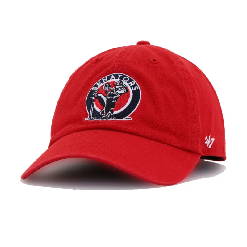 Washington Senators Scarlet 47 Brand Clean Up Dad Hat sold by Hat Heaven