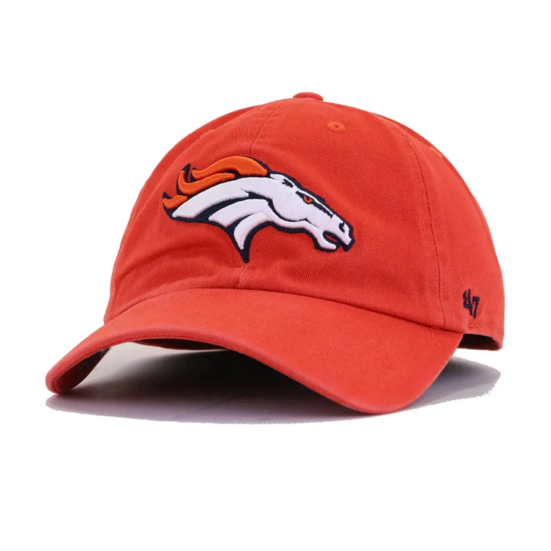 Denver Broncos Orangeade 47 Brand Clean Up Dad Hat made by 47