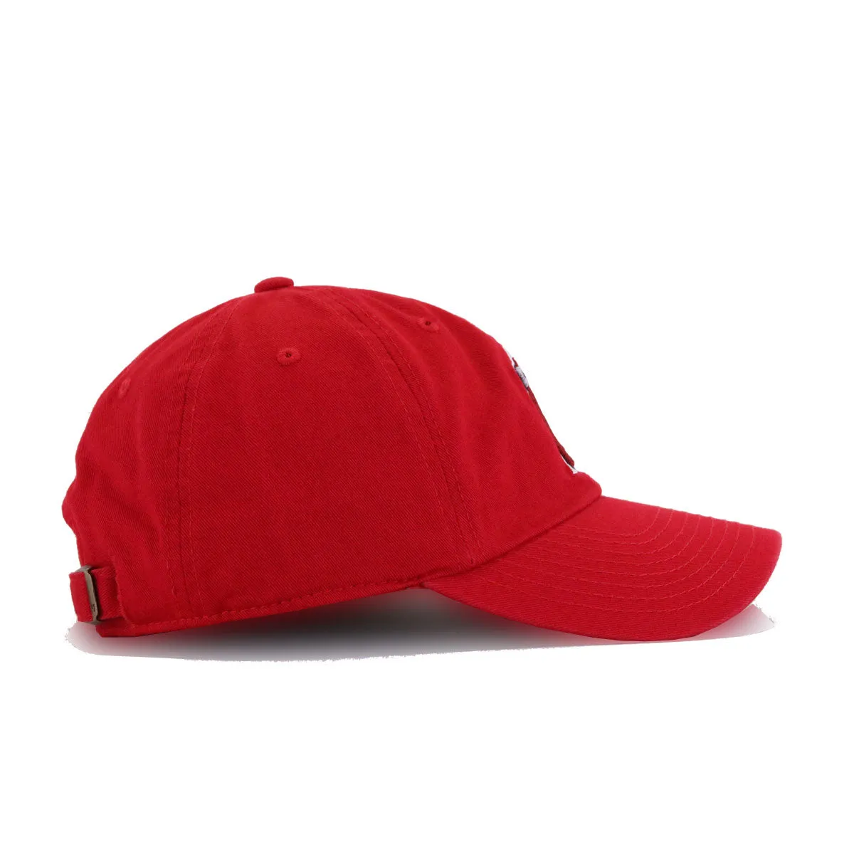 Los Angeles Angels Scarlet 47 Brand Clean Up Dad Hat sold by Hat Heaven product image thumbnail 3