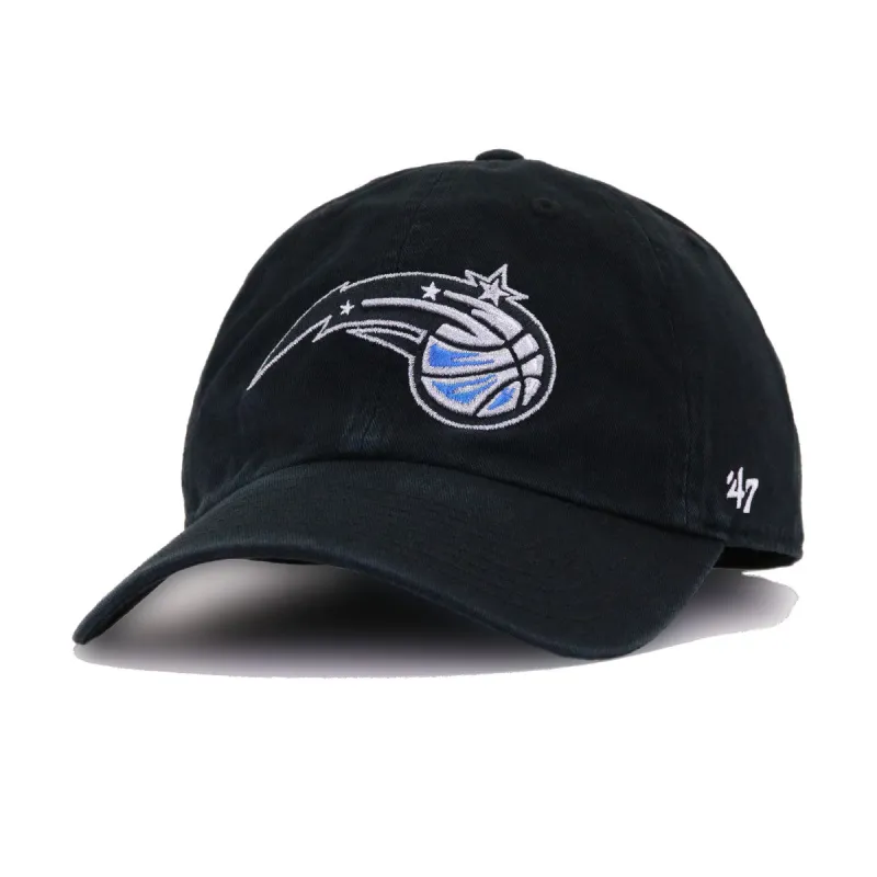 Orlando Magic Black 47 Brand Clean Up Dad Hat made by 47