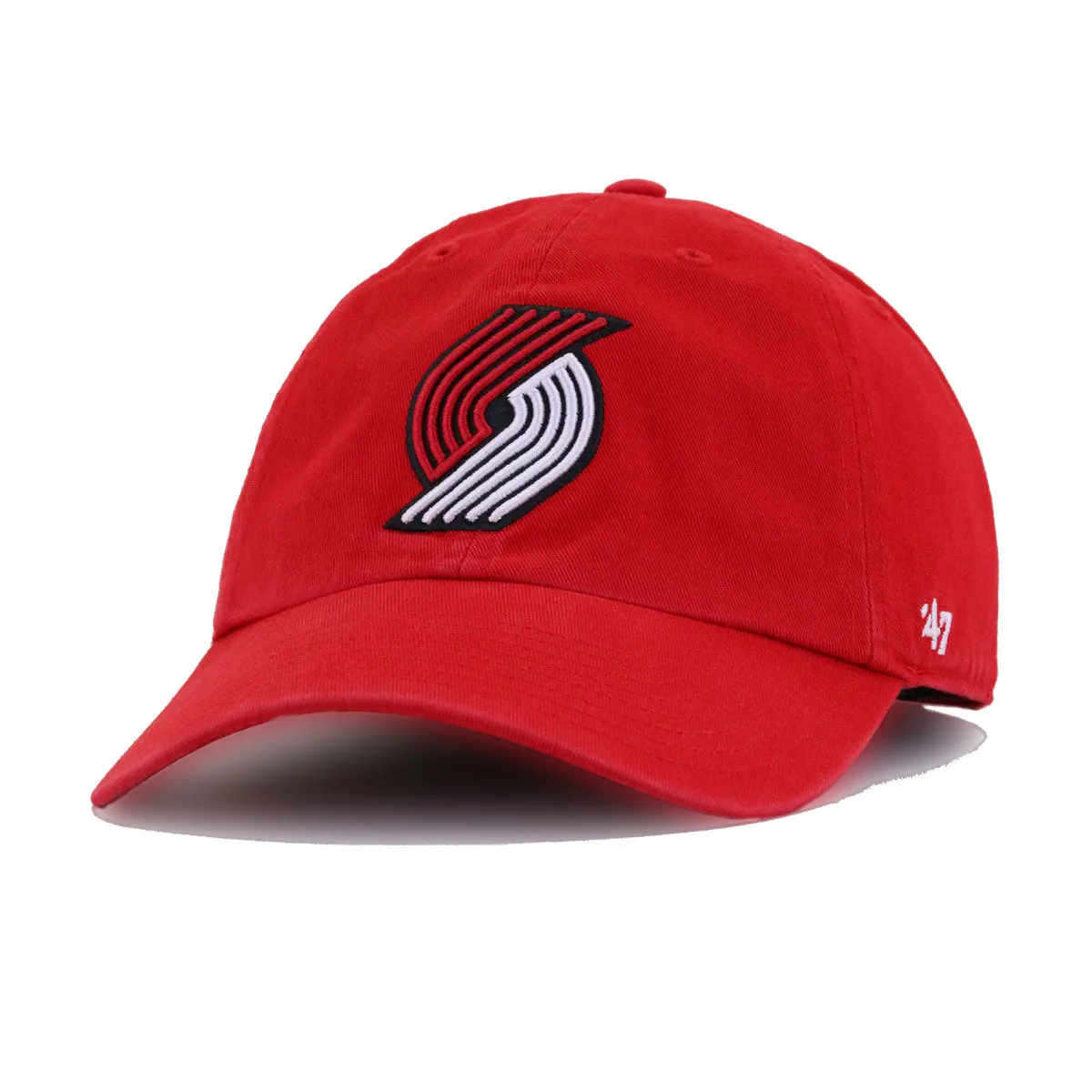 Portland Trail Blazers Scarlet 47 Brand Clean Up Dad Hat sold by Hat Heaven